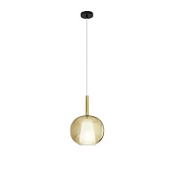 Obrázek pro produkt Závěsné svítidlo Pirex (zlaté sklo) 1xE27 25x200 cm bez rozety - FANEUROPE