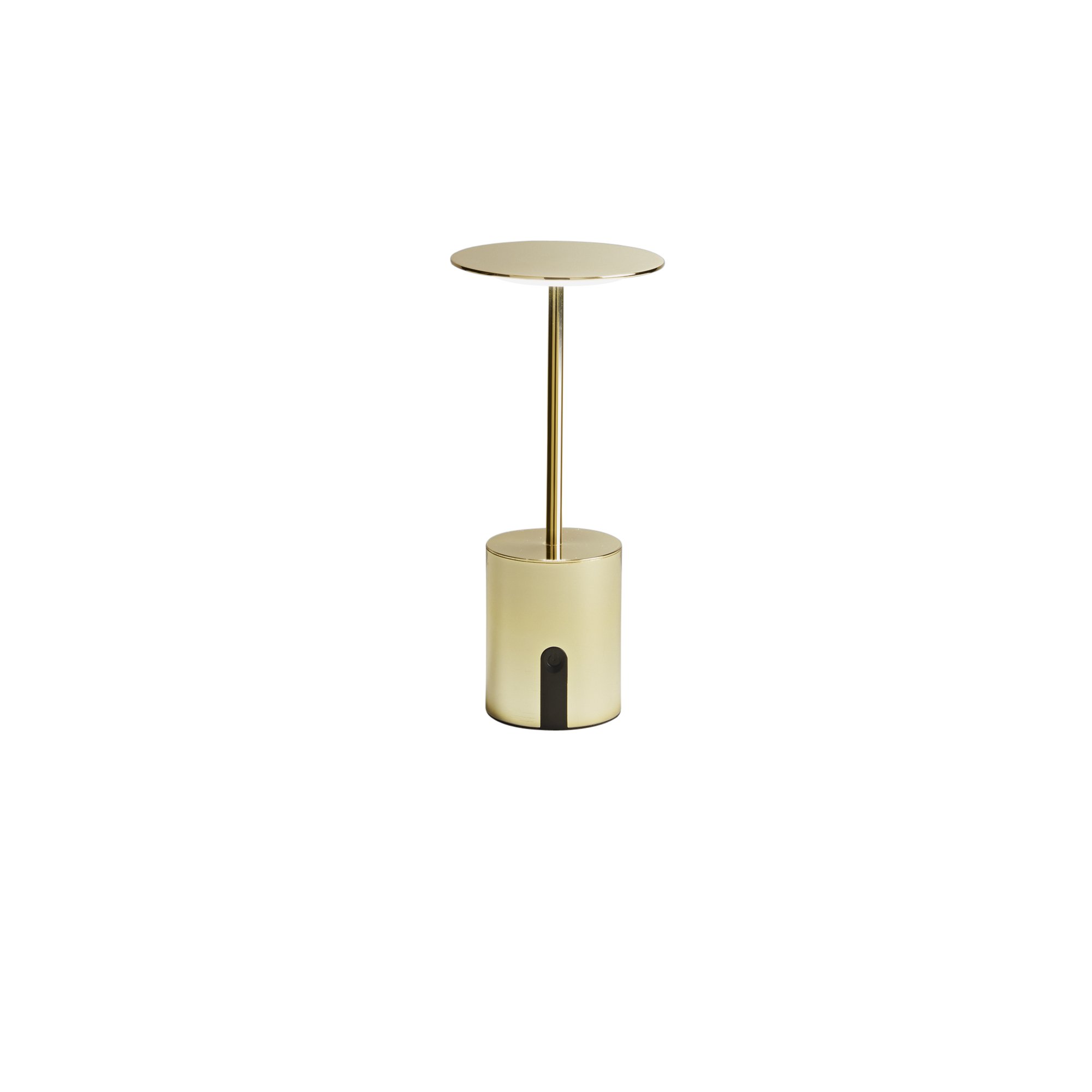 FAN LED-LIBERTY-ORO Nabíjecí venkovní svítidlo LIBERTY LED TOUCH DIMM zlatá 3000K IP44 baterie 4000 mAh bezdrátové + USB nabíjení - FANEUROPE