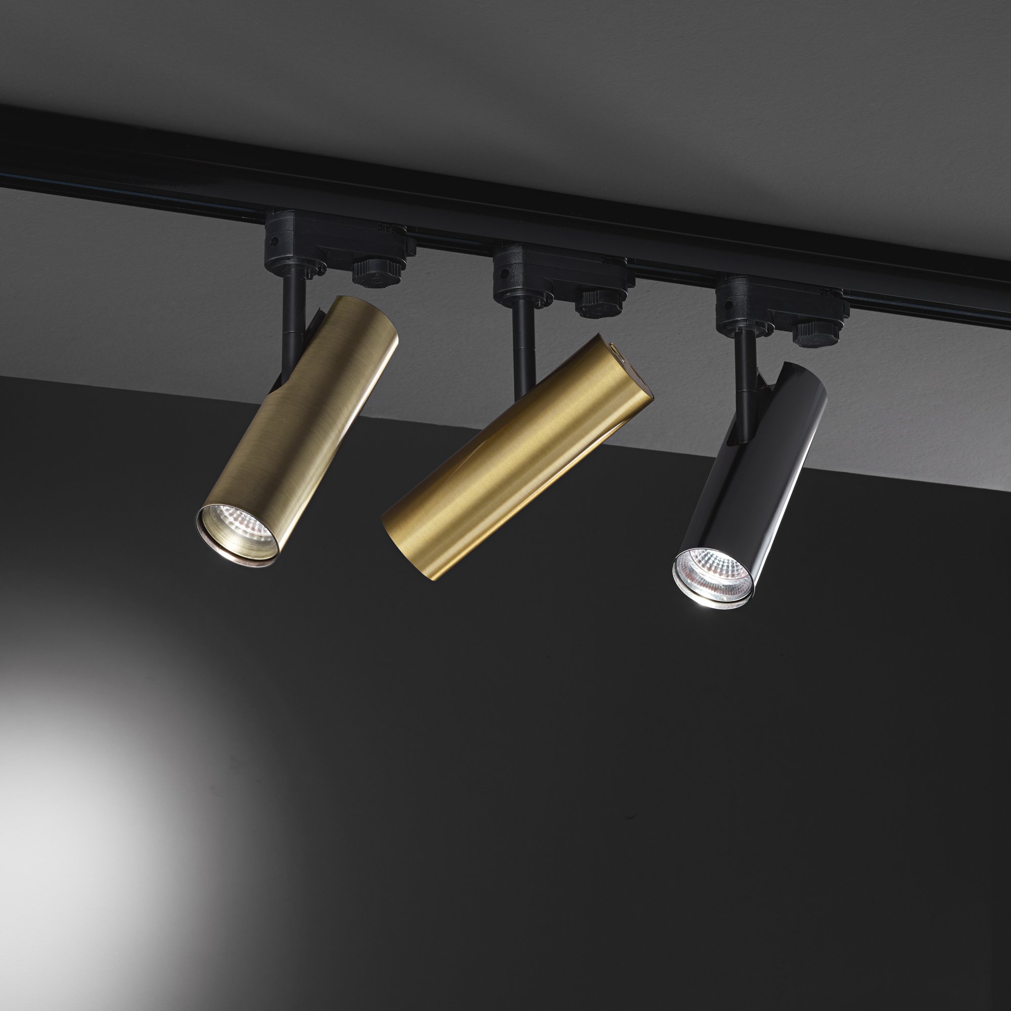 FAN LED-ROCKET-ORO 3‑fázový systém LED ROCKET zlatá 7W 3000-4000K 50x165 mm - FANEUROPE (obrázek 3)