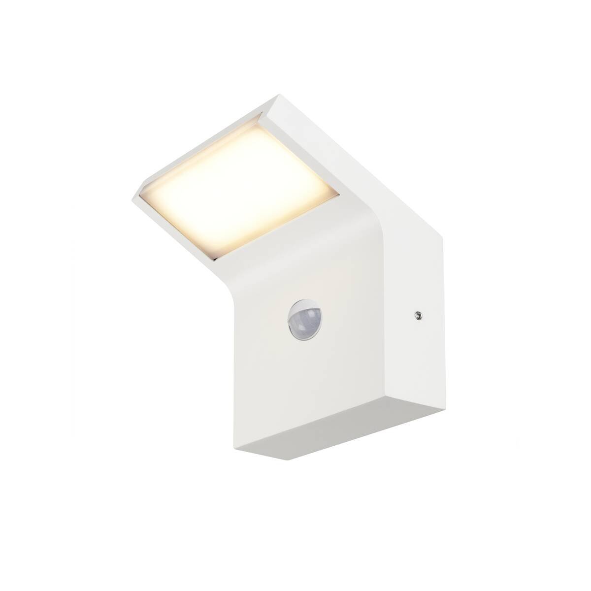 LA 1008724 ORDI II WL, SENSOR, nástěnné světlo pro povrchovou montáž, hranaté, 2200/3000 K, IP54, bílé - BIG WHITE (SLV)