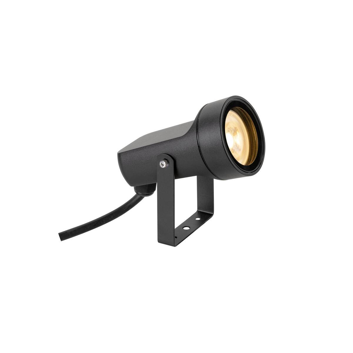 LA 1008480 SYNA SHADE svítidlo se zemním hrotem, GU10, 1x max. 10 W, IP65, kulaté, černé - BIG WHITE (SLV)
