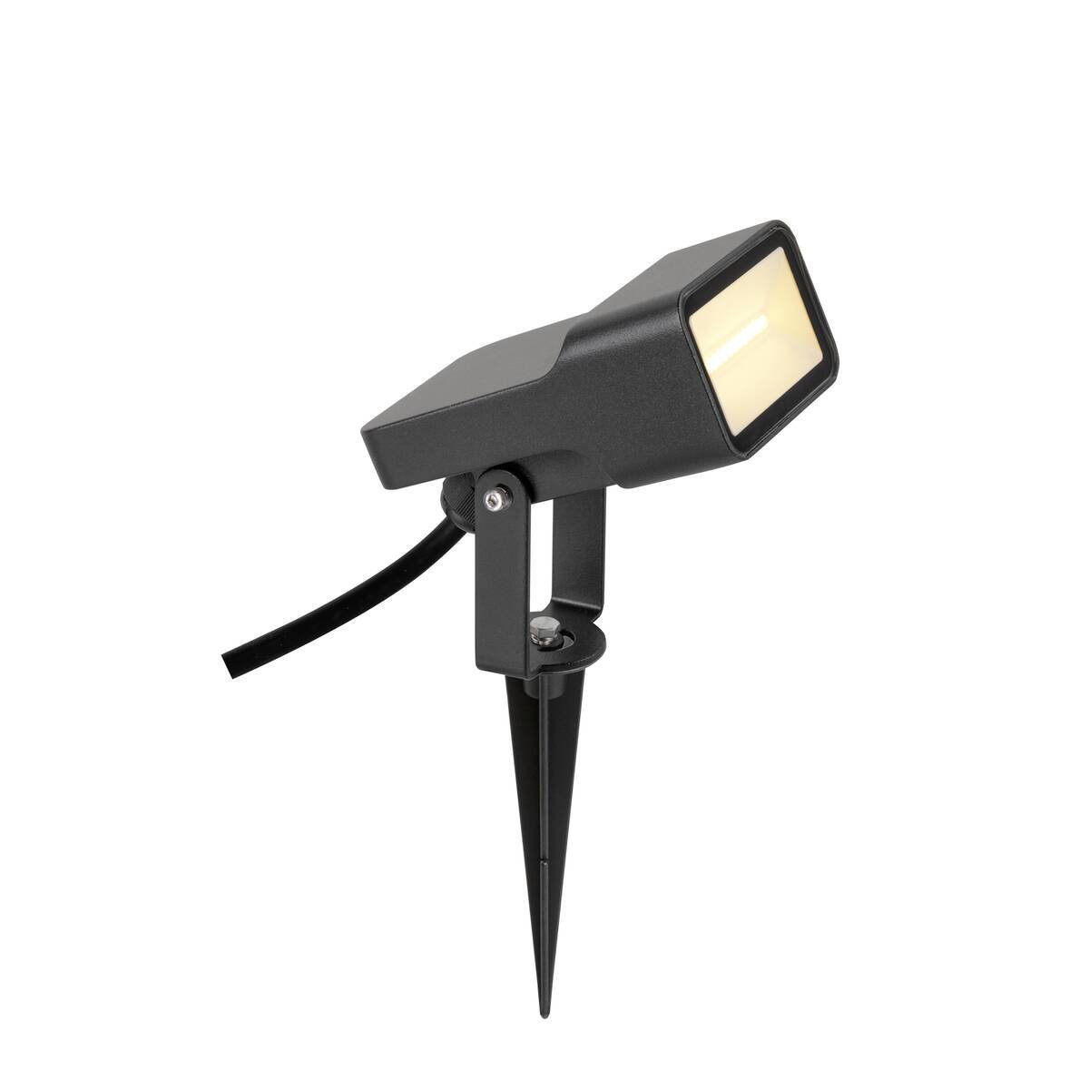 LA 1008479 SYNA WIDE svítidlo se zemním hrotem, 3000 K, 115°, IP65, hranaté, černé - BIG WHITE (SLV) (obrázek 3)