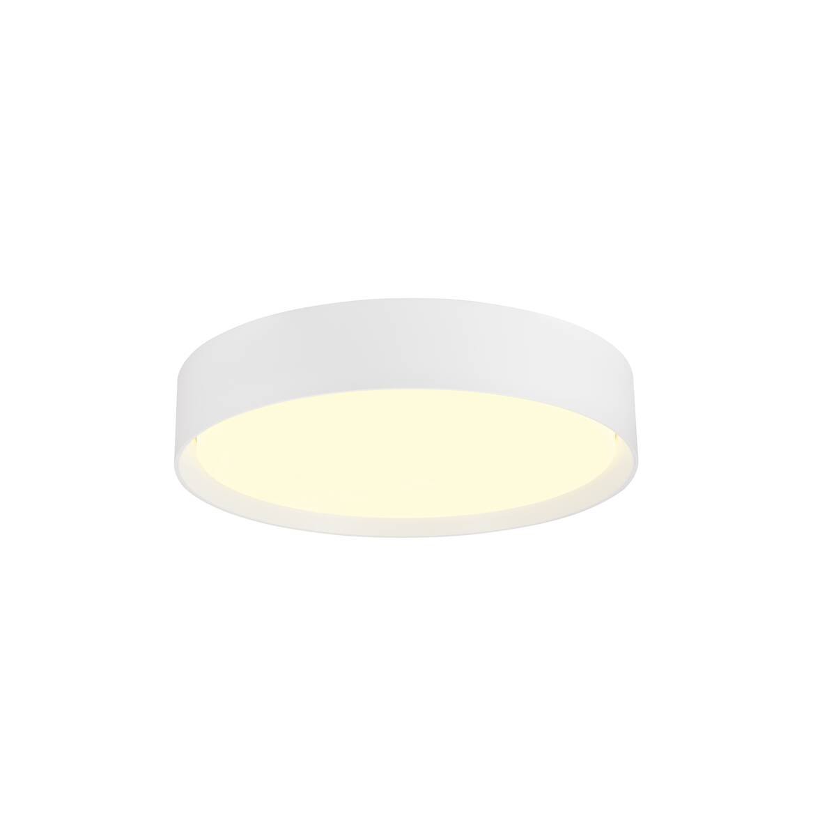 LA 1008917 DECONA 30 CL, PHASE, stropní svítidlo pro povrchovou montáž, kulaté, 3000/4000K, 17 W, bílé - BIG WHITE (SLV)