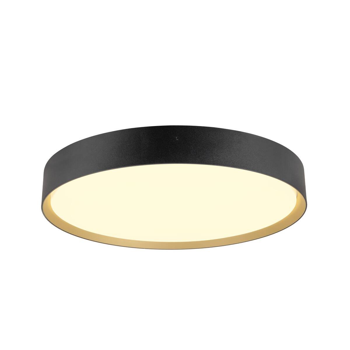 LA 1008924 DECONA 42 CL, PHASE, povrchové stropní svítidlo, kulaté, 3000/4000K, 23 W, černá / zlatá - BIG WHITE (SLV)