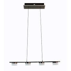 Obrázek pro produkt Závěsné svítidlo Cassis 21W 2100lm 3000K černý chrom - GeeTi