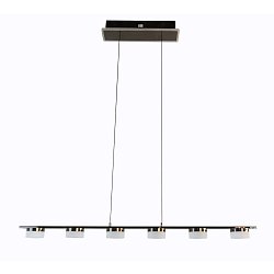 Obrázek pro produkt Závěsné svítidlo Cassis 30W 3000lm 3000K černý chrom - GeeTi