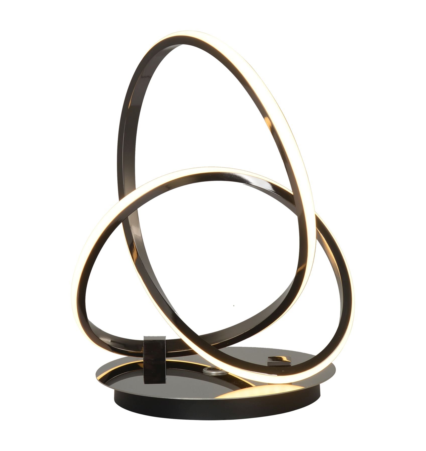GT 8064-105 Stolní lampa Bandol 12W 1200lm 3000K černý chrom - GeeTi