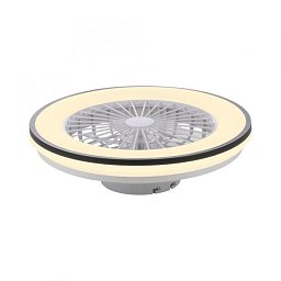 Obrázek pro produkt LED stropní ventilátor CCT RGB změna barev dálkový ovladač, RGB/2700-6500K - JUST LIGHT