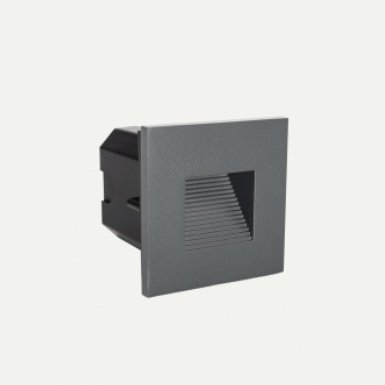 NS 1340GR Vestavné svítidlo NAMSOS MINI grafit LED 4,1W 3000K - NORLYS