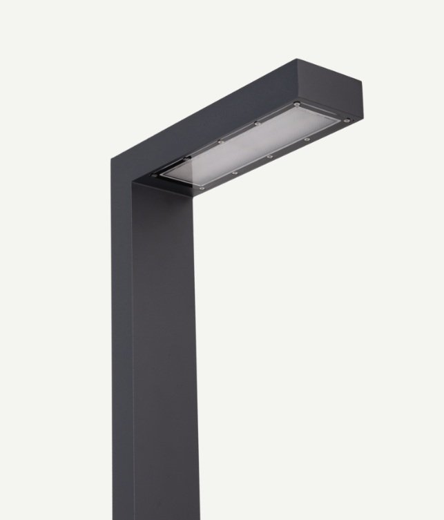 NS 1367GR Sloupkové svítidlo ASKER POLE PRO grafit LED 8W 3000K 236cm - NORLYS
