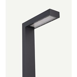Obrázek pro produkt Sloupkové svítidlo ASKER POLE PRO grafit LED 8W 3000K 236cm - NORLYS