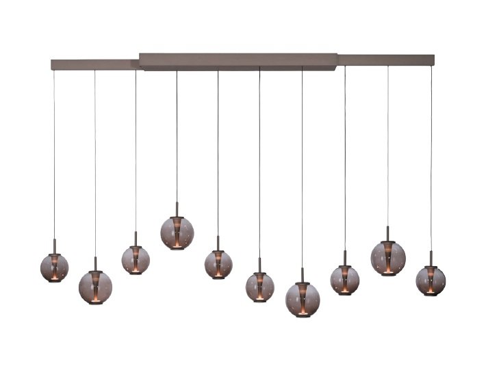 PN 2221-97 Závěsné svítidlo PURE E-Infinity bronz 10x LED 7W 700lm 2200-5000K - Paul Neuhaus