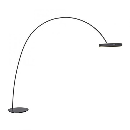 PN 561-18 Stojací lampa PURE Loop-Bow černá 2xLED 20W 2200-5000K - Paul Neuhaus