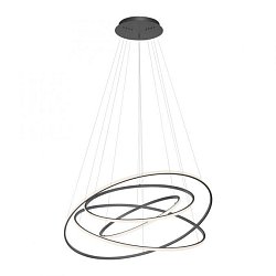 Obrázek pro produkt LED závěsné svítidlo antracit stmívatelné CCT paměťová funkce nastavitelná výška 2700-5000K - PAUL NEUHAUS