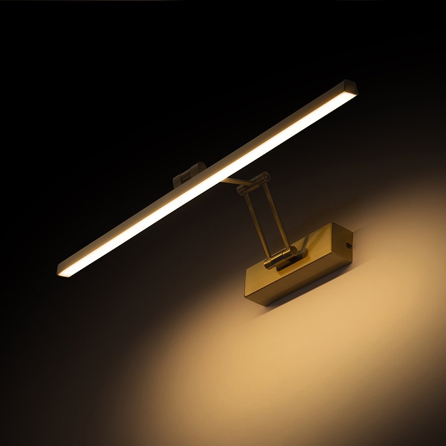 RED R14154 FRIDA LED nástěnná lampa, nad obraz staromosazná - RED - DESIGN RENDL (obrázek 7)