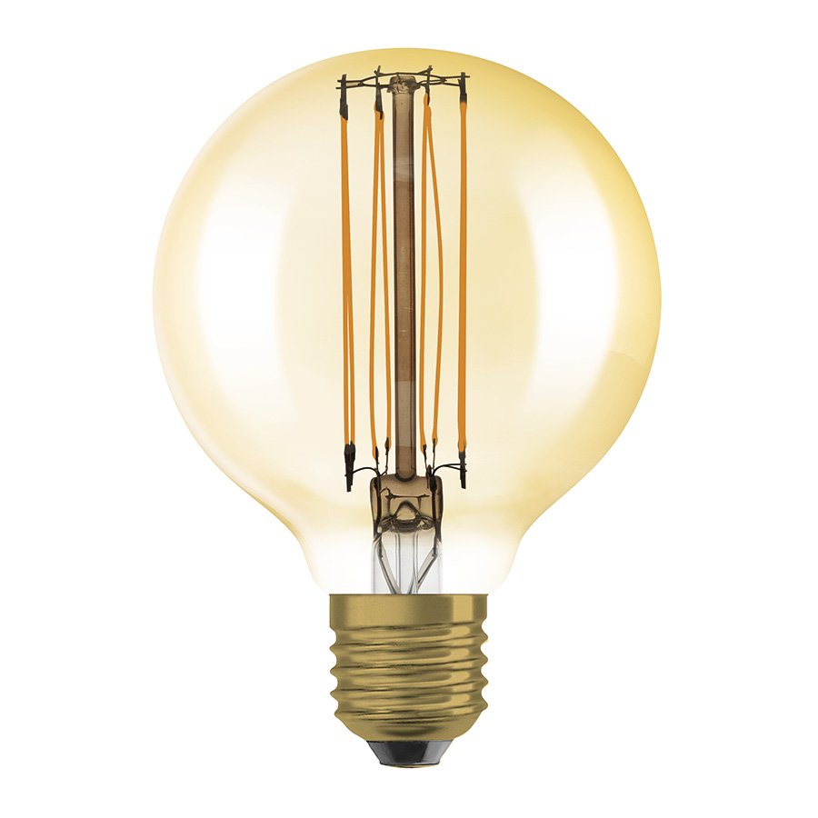 RED G14436 OSRAM LED žárovka, Globe jantarová E27 - DESIGN RENDL