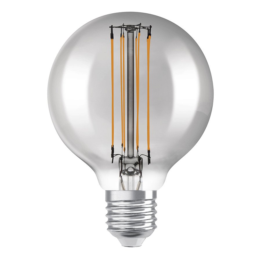 RED G14437 OSRAM LED žárovka, Globe kouřová E27 - DESIGN RENDL