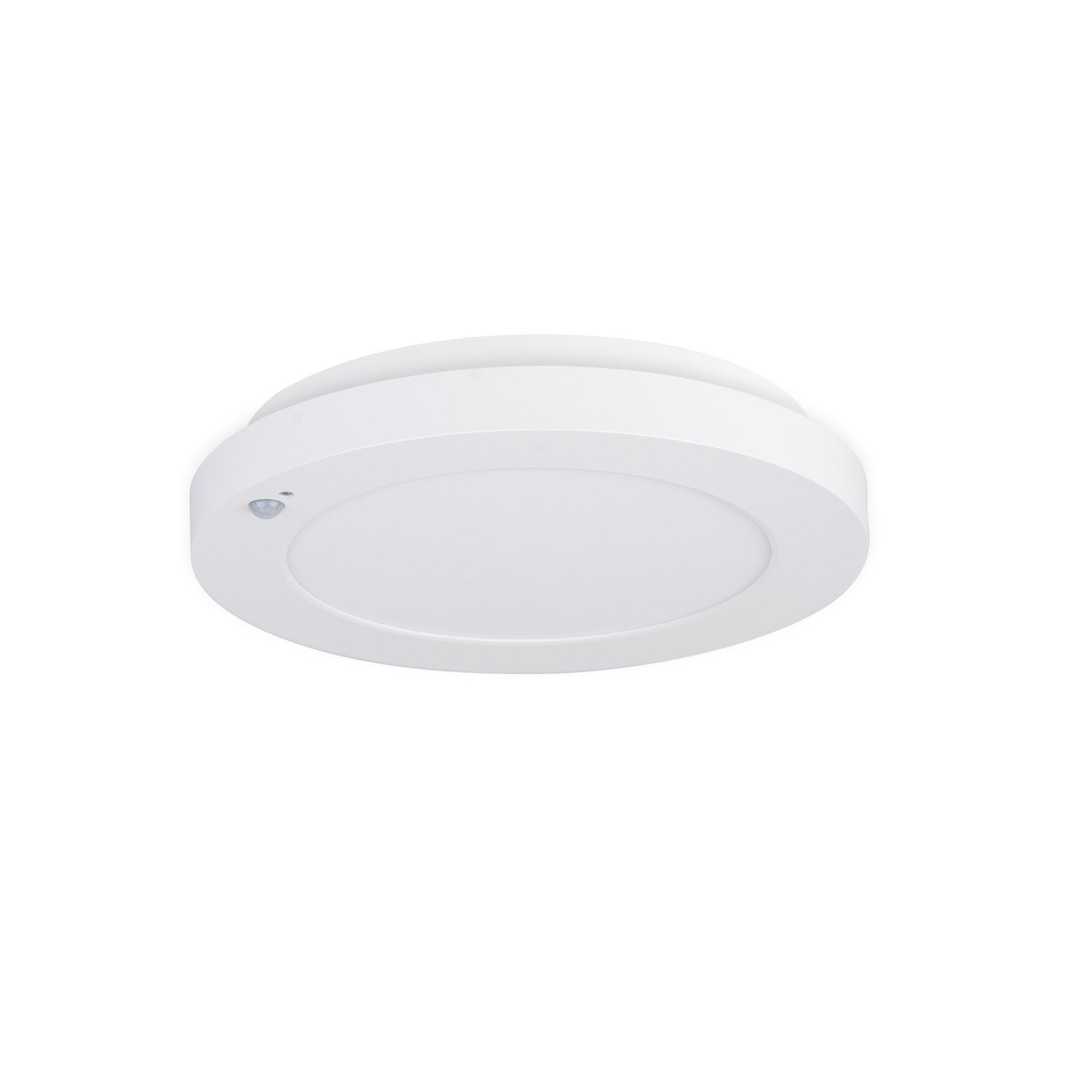 SLC SLC1514 Stropní LED svítidlo Space 235 mm bílé 1820lm 2700/3200/4000K čidlo PIR IP20 opál - TLG