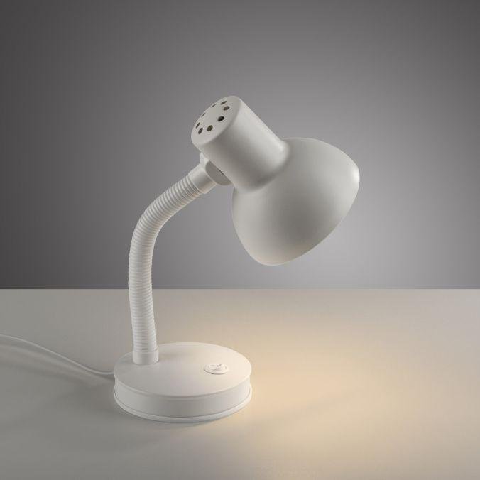 Obrázek produktu stolní lampa bílá s vypínačem na psací stůl, na noční stolek - JUST LIGHT 8 Obrázek produktu stolní lampa bílá s vypínačem na psací stůl, na noční stolek - JUST LIGHT 8