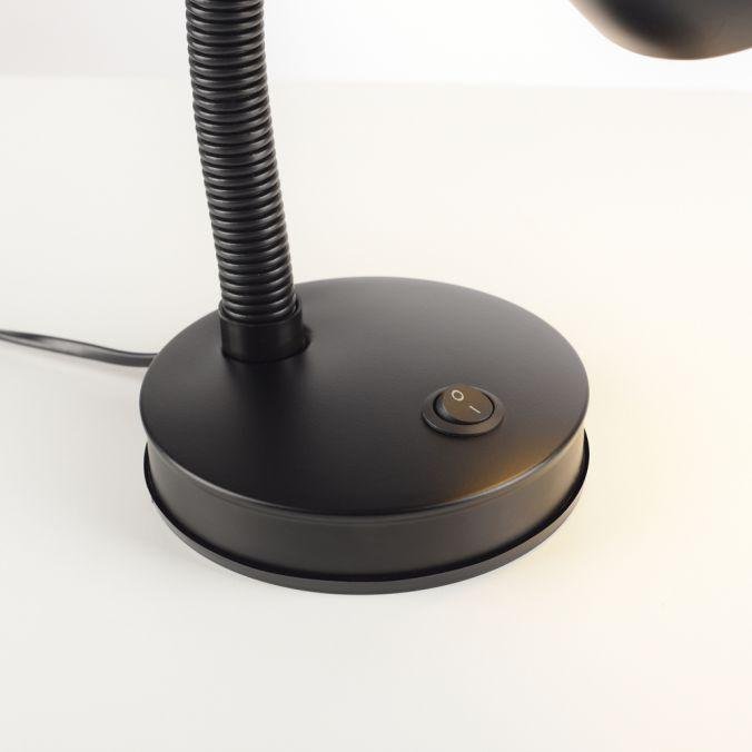 Obrázek produktu stolní lampa černá vypínač na psací stůl, na noční stolek - JUST LIGHT 4 Obrázek produktu stolní lampa černá vypínač na psací stůl, na noční stolek - JUST LIGHT 4