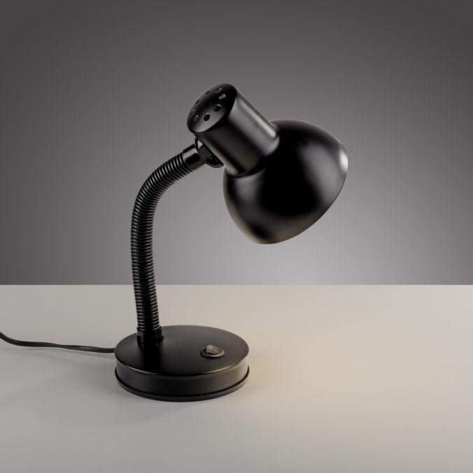Obrázek produktu stolní lampa černá vypínač na psací stůl, na noční stolek - JUST LIGHT 8 Obrázek produktu stolní lampa černá vypínač na psací stůl, na noční stolek - JUST LIGHT 8