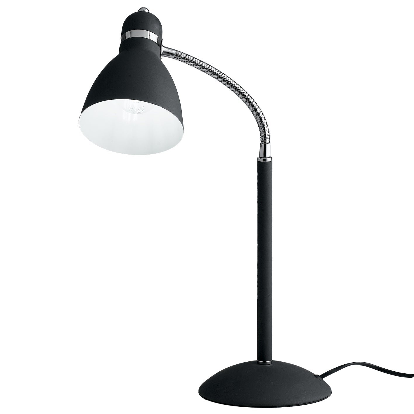 FAN I-PEOPLE-L NERO Stolní lampa LUME PEOPLE, černá, 1 x E27, 17 x 52 cm - FANEUROPE