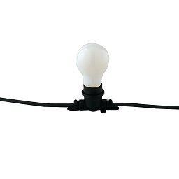 Kabel se svítidly PICNIC, černý, 10 x E14, IP44, s vidlicí Schuko, 5 m - FANEUROPE Obrázek pro produkt Kabel se svítidly PICNIC, černý, 10 x E14, IP44, s vidlicí Schuko, 5 m - FANEUROPE