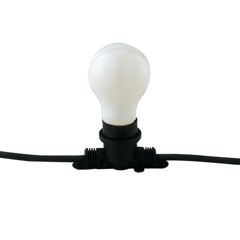 FAN I-PICNIC-E27 Kabel se svítidly PICNIC, černý, 10 x E27, IP44, s vidlicí Schuko, 10 m - FANEUROPE