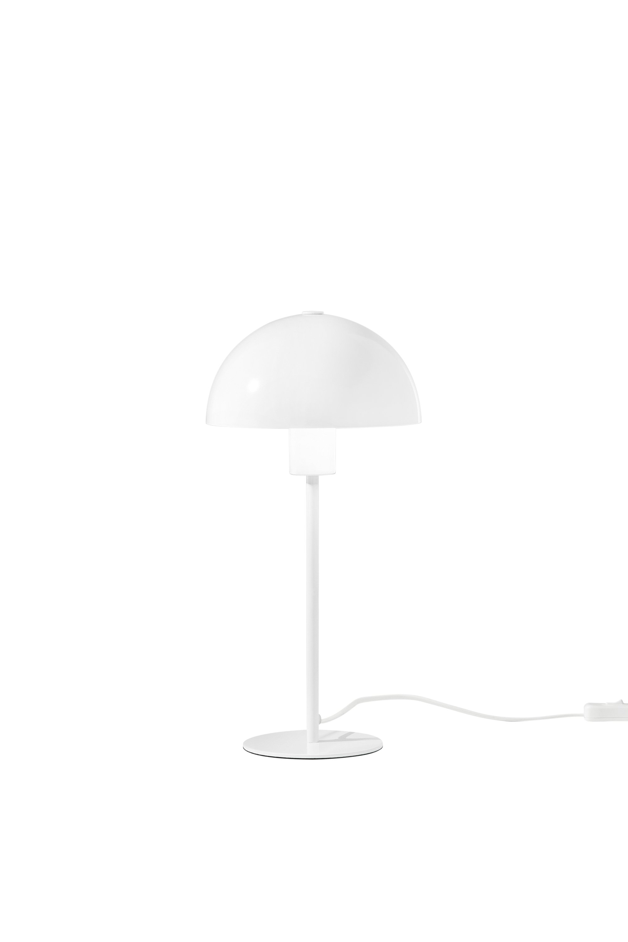 FAN I-POPART-L-BCO Stolní lampa Popart (bílá), kovová konstrukce pr. 20 x 40,1 cm, opálové stínidlo pr. 20 x 10 cm - FANEUROPE