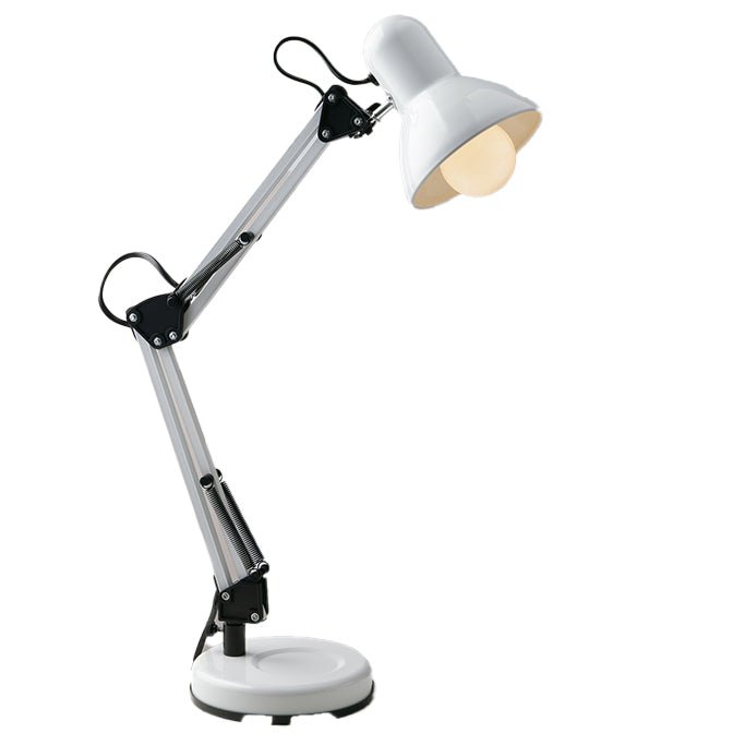 FAN LDT033ARC-BIANCO Stolní lampa Architteto, 1xE27, 60 x 42 cm, bílá, kov - FANEUROPE