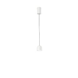 Obrázek pro produkt Závěsné LED svítidlo Yoyo (bílé, kov + akryl), 6 W, 3000 K, pr. 9,7 x 200cm - FANEUROPE