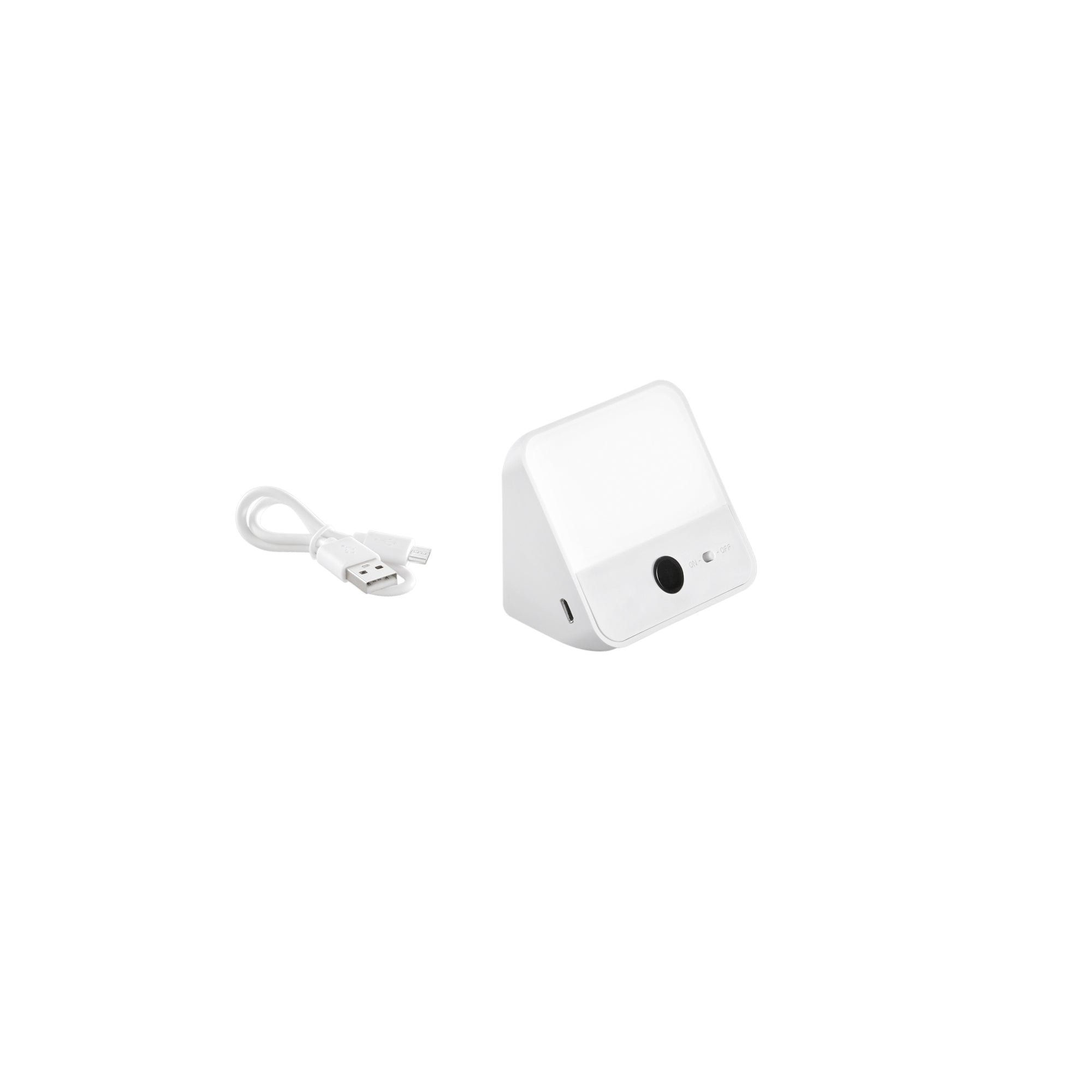 FAN LEDBAT-AURIKA Nabíjecí podlinkové LED svítidlo LEDBAT, bílý polykarbonát, LED 1,25 W, 100 lm, 3000 K, stmívatelné, s IR senzorem - FANEUROPE