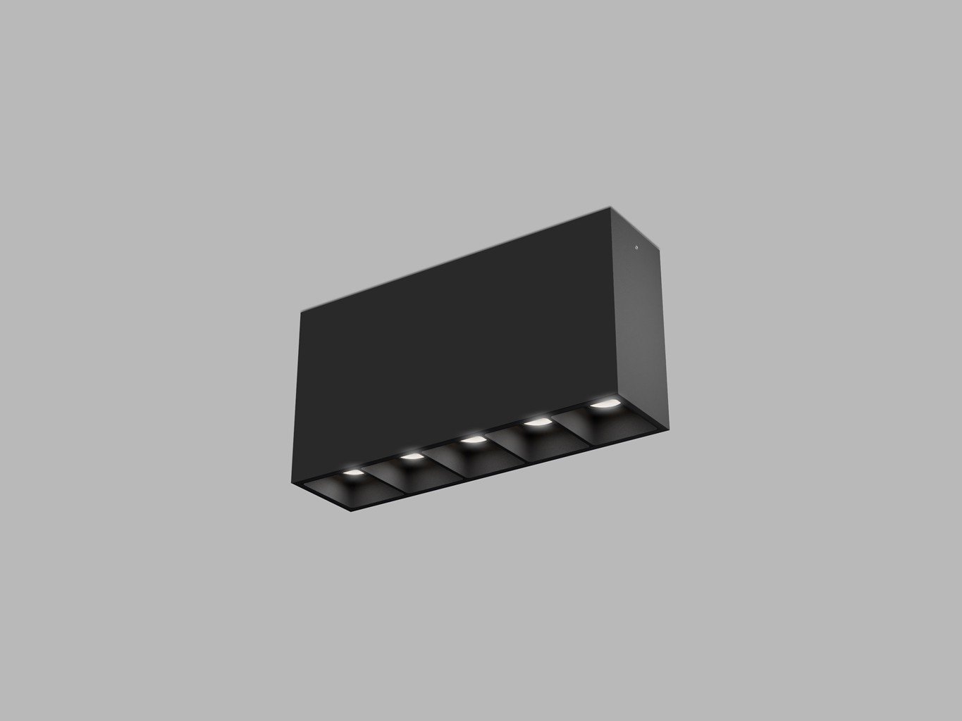 LED2 1491153DTW LED2 Stropní svítidlo LINEAR II ON 5, B DALI TW/PUSH TW 10W 3000K-4000K UGR černá - LED2 Lighting