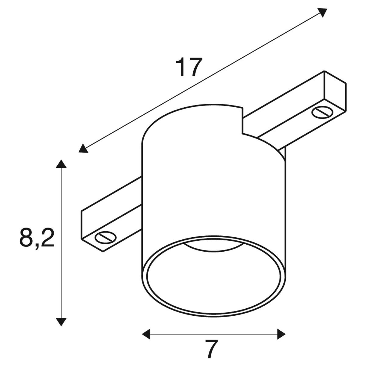 LA 1008955 FIX-IT! 48V, DALI, kulatý, standardní stopa, spot, 2000-3000 K, 7,4 W, 36°, zlatý / černý - BIG WHITE (SLV) (obrázek 6)