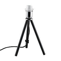 Obrázek pro produkt Základna stolní lampy – základna Marilyn, černá, 1 x E14, výška 25 cm (malá, bez stínidla) - FANEUROPE