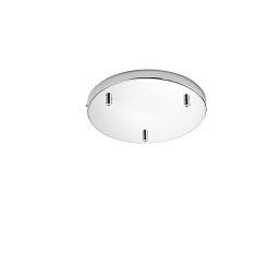 Obrázek pro produkt Rozeta PIREX kruhový rám chrom A 3 FORI 32x4,1cm - FANEUROPE