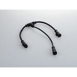 Obrázek pro produkt Příslušenství – propojovací kabel ve tvaru T, 1 zástrčka+ 2 zásuvky, délky 40 cm + 20 cm - FANEUROPE