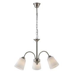 Obrázek pro produkt Závěsné svítidlo 1162, nikl, 3 x E14, 55,5 x 87 cm - FANEUROPE