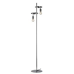 Obrázek pro produkt Stojací lampa Piantana Admiral, chrom, 2 x E27, 30 x 165 cm - FANEUROPE