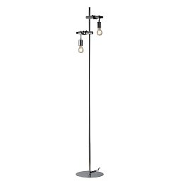 Obrázek pro produkt Stojací lampa Piantana Admiral, chrom, 2 x E27, 30 x 165 cm - FANEUROPE