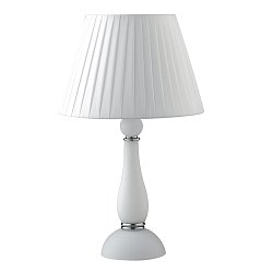 Obrázek pro produkt Stolní lampa Alfiere, bílé/chrom, 1 x E14, 32 x 54 cm - FANEUROPE
