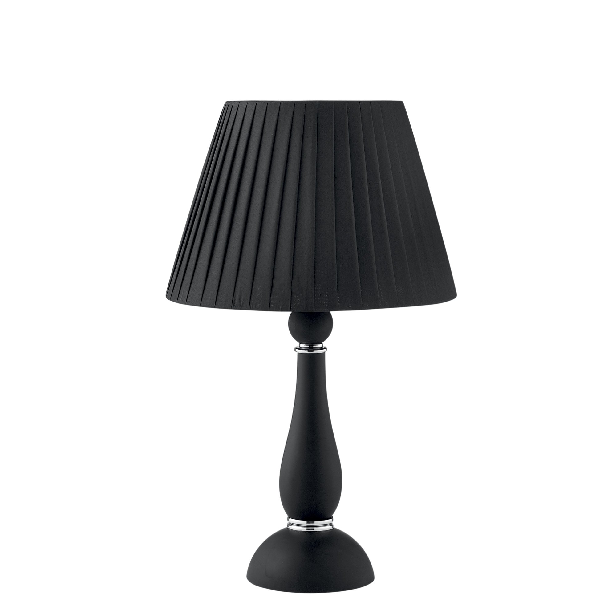 FAN I-ALFIERE/L1 NERO Stolní lampa Alfiere, černé/chrom, 1 x E14, 32 x 54 cm - FANEUROPE (obrázek 3)