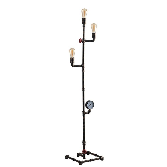 FAN I-AMARCORD-PT3 Stojací lampa Piantana Amarcord, rezavá, 3 x E27, 31 x 159 cm - FANEUROPE
