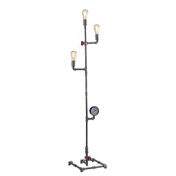 Obrázek pro produkt Stojací lampa Piantana Amarcord, pozinkovaná, 3 x E27, 31 x 159 cm - FANEUROPE