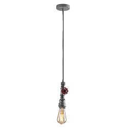 Obrázek pro produkt Závěsné svítidlo Amarcord, pozinkované, 1 x E27, 12 x 120 cm - FANEUROPE