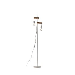 Obrázek pro produkt Stojací lampa Piantana Arizona, bílé, 2 x E27, 28 x 166 cm - FANEUROPE