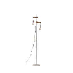 Obrázek pro produkt Stojací lampa Piantana Arizona, bílé, 2 x E27, 28 x 166 cm - FANEUROPE