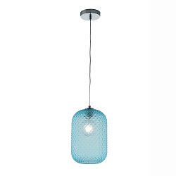Obrázek pro produkt Závěsné svítidlo Ashford Ovale, tyrkysové, 1 x E27, 20 x 150 cm - FANEUROPE