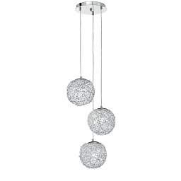 Obrázek pro produkt Závěsné svítidlo Astra, chrom, 3 x E27, 40 x 120 cm - FANEUROPE