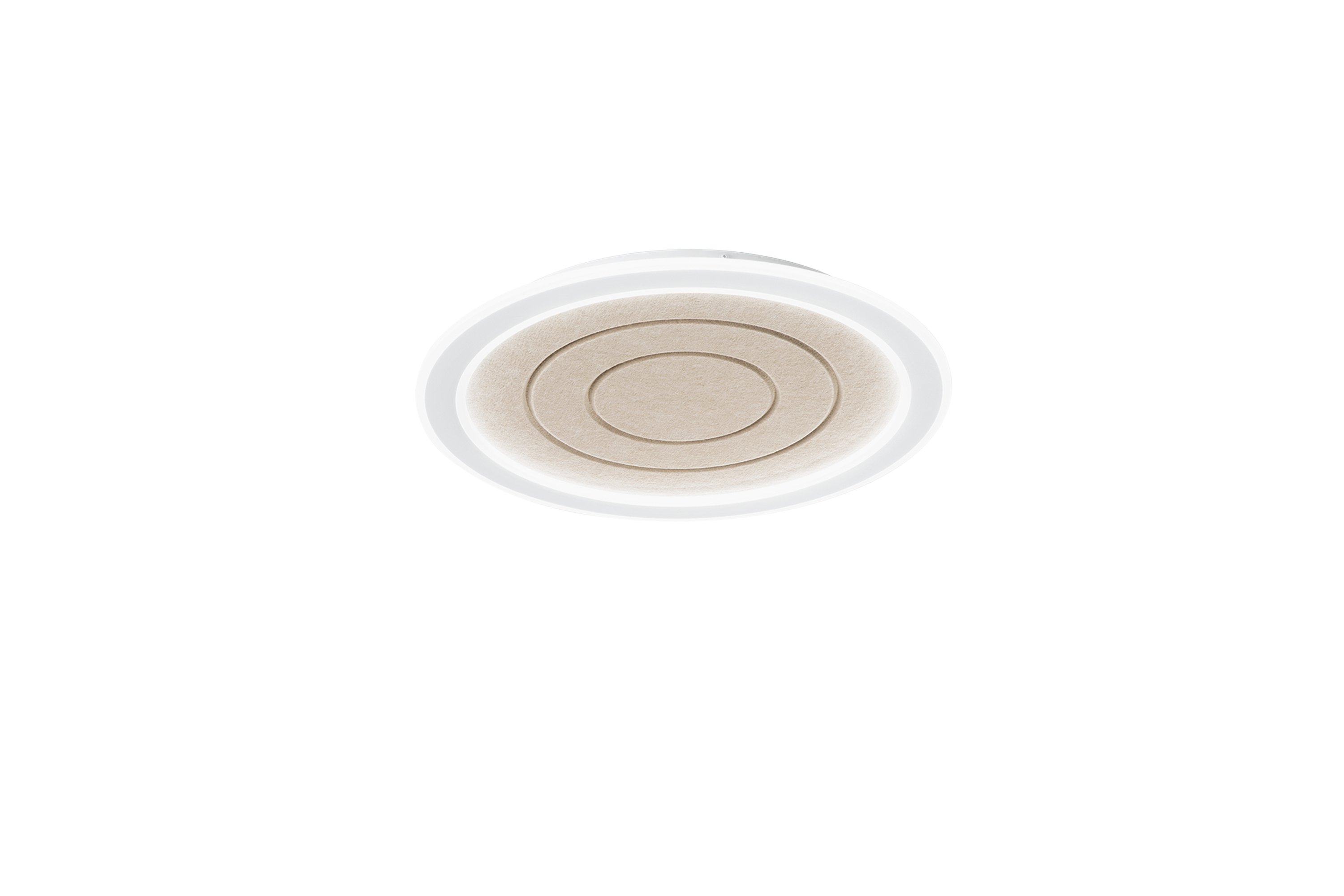 FAN I-AUX-R60-BG Stropní svítidlo Aux béžové PMMA, kulaté, 40 W, CCT 3000/4000/6500 K, pr. 60 x 5,4 cm - FANEUROPE